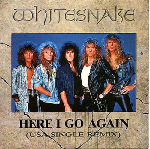 Whitesnake Here I Go Again - Solid 7" vinyl single (7 inch record / 45) UK WHI07HE150633