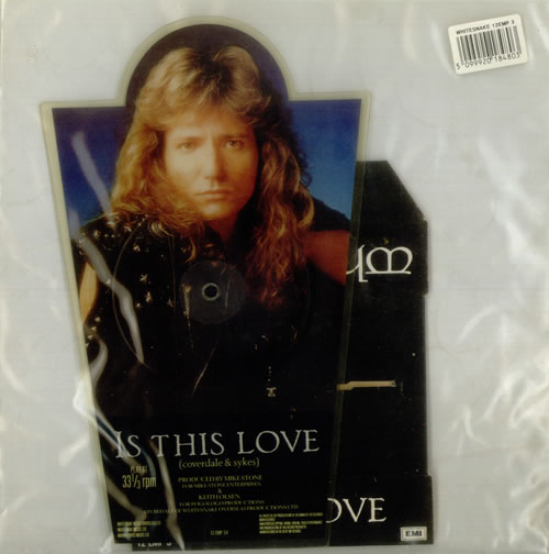 Whitesnake Is This Love shaped picture disc (picture disc vinyl record) UK WHISHIS16277
