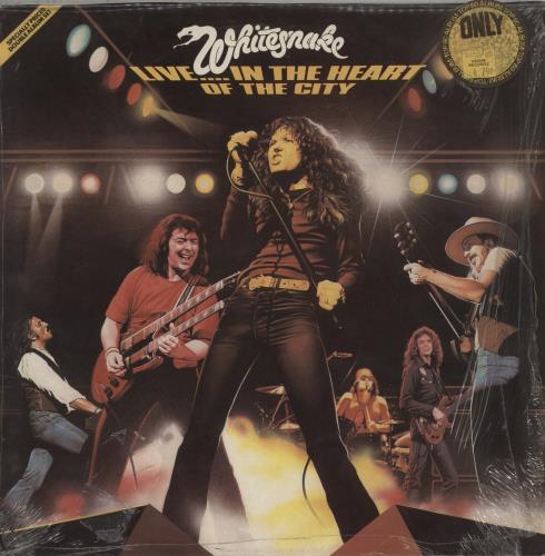 Whitesnake Live.... In The Heart Of The City - Complete - Shrink 2-LP vinyl record set (Double LP Album) UK WHI2LLI874764