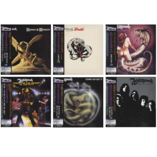 Whitesnake Paper Sleeve Collection 7-CD album set Japanese WHI7CPA410454