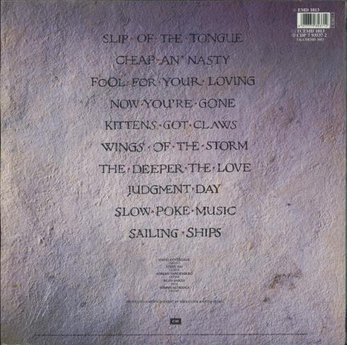 Whitesnake Slip Of The Tongue - Shrink vinyl LP album (LP record) UK WHILPSL868505