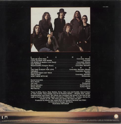Whitesnake Trouble vinyl LP album (LP record) UK WHILPTR518754