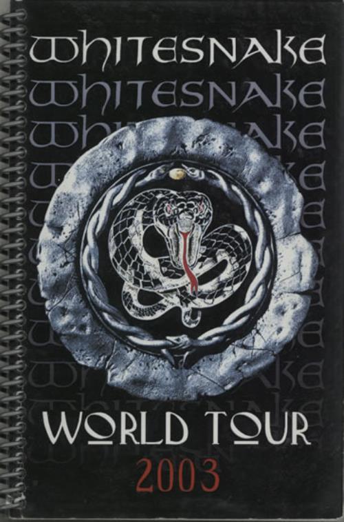 Whitesnake World Tour 2003 Itinerary UK WHIITWO612560