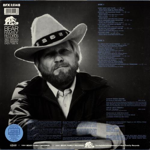 Whitey Schafer Memphis Memory vinyl LP album (LP record) German YY8LPME699042