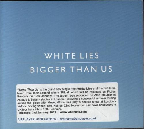 White lies минус. White lies big tv обложка. White lies bigger. White lies big tv. White lies.