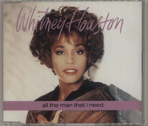 Whitney Houston All The Man That I Need CD single (CD5 / 5") UK HOUC5AL50509