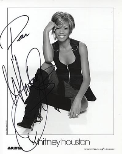 Whitney Houston Autographed Photograph photograph US HOUPHAU334774