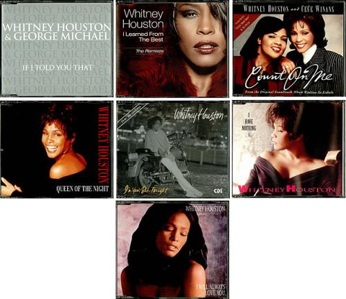 Whitney Houston Collection Of 8 CD Singles CD single (CD5 / 5") UK HOUC5CO418607