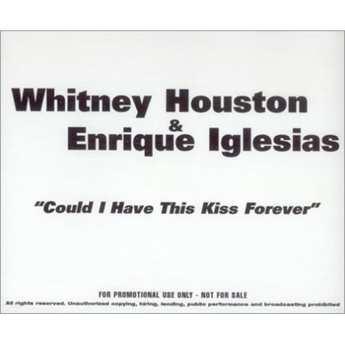Whitney Houston Could I Have This Kiss Forever - 1 Track CD-R acetate US HOUCRCO179957