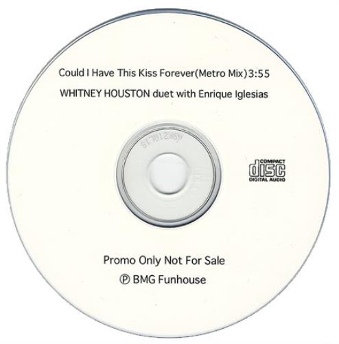 Whitney Houston Could I Have This Kiss Forever CD-R acetate Japanese HOUCRCO160476