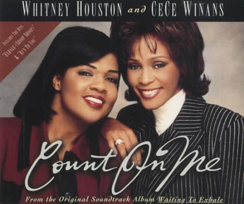 Whitney Houston Count On Me - Black Title Strip CD single (CD5 / 5") UK HOUC5CO101796