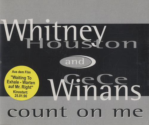 Whitney Houston Count On Me CD single (CD5 / 5") German HOUC5CO524927