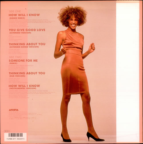 Whitney Houston Dancin' Special vinyl LP album (LP record) Japanese HOULPDA137688