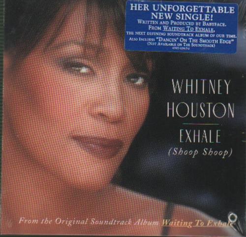 Whitney Houston Exhale CD single (CD5 / 5") US HOUC5EX520388