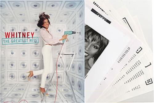Whitney Houston Greatest Hits media press pack US HOUPPGR158849