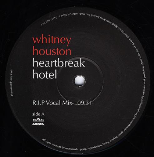 Whitney Houston Heartbreak Hotel 12" vinyl single (12 inch record / Maxi-single) UK HOU12HE172033