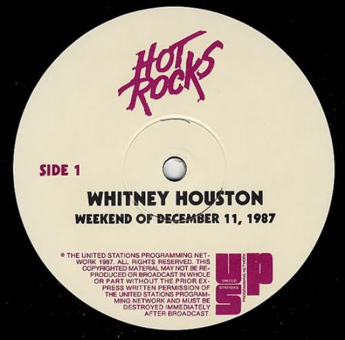 Whitney Houston Hot Rocks 2-LP vinyl record set (Double LP Album) US HOU2LHO357180