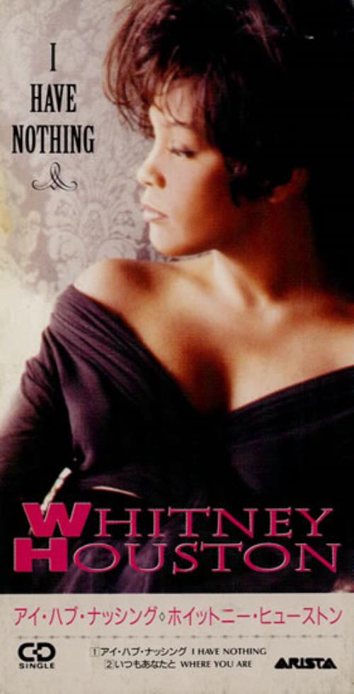Whitney Houston I Have Nothing 3" CD single (CD3) Japanese HOUC3IH23907