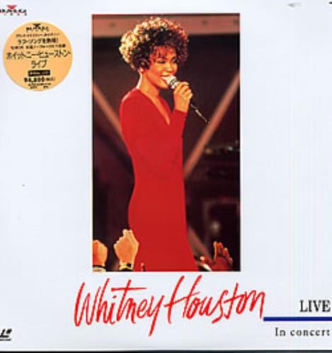 Whitney Houston In Concert - Live laserdisc / lazerdisc Japanese HOULZIN166454