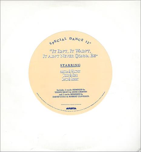 Whitney Houston It Isn't It Wasn't It Ain't Never Gonna Be 12" vinyl single (12 inch record / Maxi-single) US HOU12IT18010