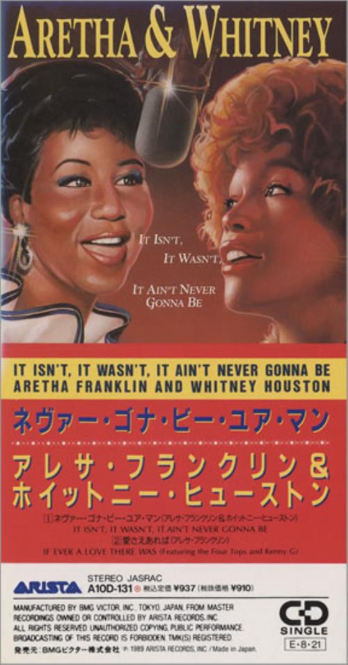 Whitney Houston It Isn't It Wasn't It Ain't Never Gonna Be 3" CD single (CD3) Japanese HOUC3IT472597