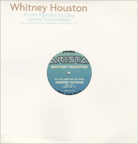 Whitney Houston It's Not Right - Double Pack 12" vinyl single (12 inch record / Maxi-single) US HOU12IT131830