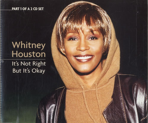 Whitney Houston It's Not Right But It's OK 2-CD single set (Double CD single) UK HOU2SIT177173
