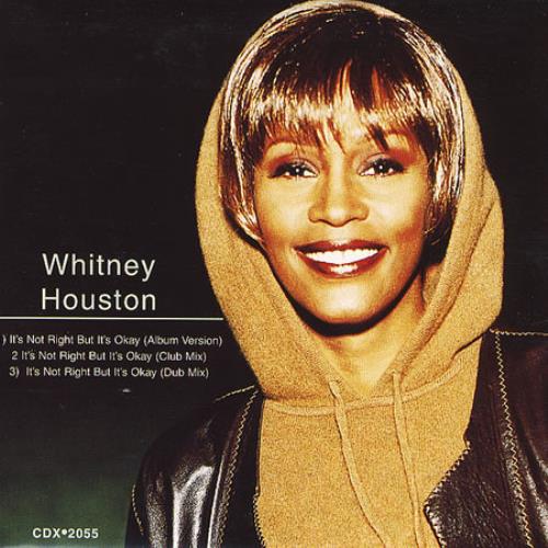 Whitney Houston It's Not Right, But It's Ok CD single (CD5 / 5") Mexican HOUC5IT133682