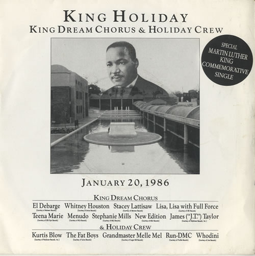 Whitney Houston King Holiday - sleeve Ex 7" vinyl single (7 inch record / 45) UK HOU07KI276851