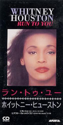 Whitney Houston Run To You 3" CD single (CD3) Japanese HOUC3RU149579
