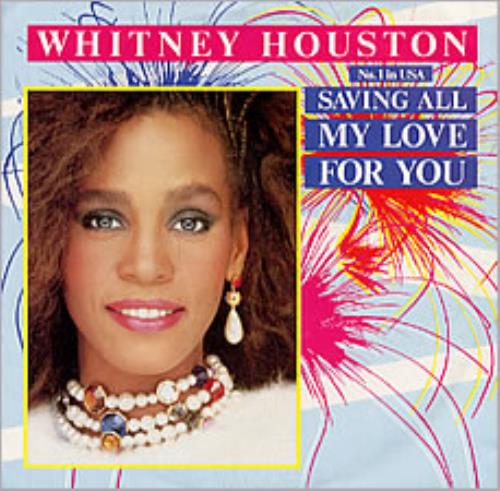 Whitney Houston Saving All My Love For You 7" vinyl single (7 inch record / 45) German HOU07SA202867