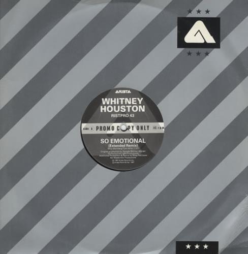 Whitney Houston So Emotional 12" vinyl single (12 inch record / Maxi-single) UK HOU12SO190333