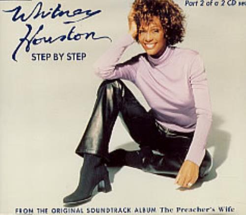Whitney Houston Step By Step CD single (CD5 / 5") European HOUC5ST192580