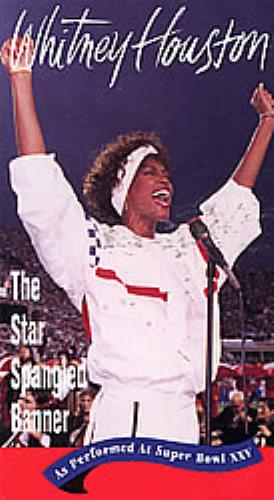 Whitney Houston The Star Spangled Banner video (VHS or PAL or NTSC) US HOUVITH253136