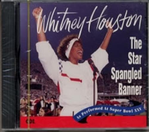 Whitney Houston The Star Spangled Banner CD single (CD5 / 5") US HOUC5TH02737