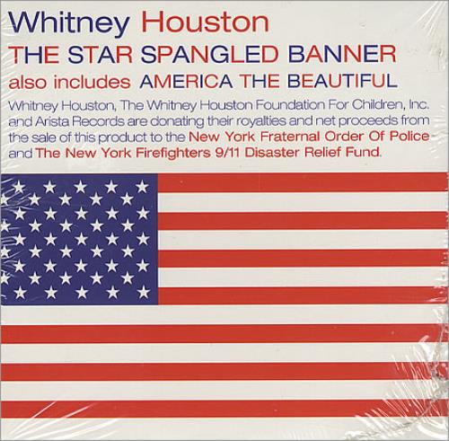 Whitney Houston The Star Spangled Banner CD single (CD5 / 5") US HOUC5TH404930