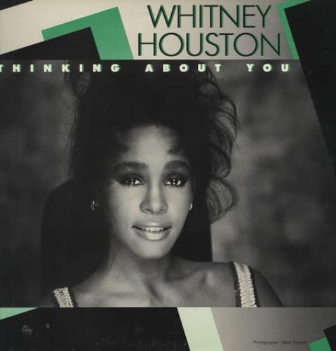 Whitney Houston Thinking About You - Green Tint Slv 12" vinyl single (12 inch record / Maxi-single) US HOU12TH20234