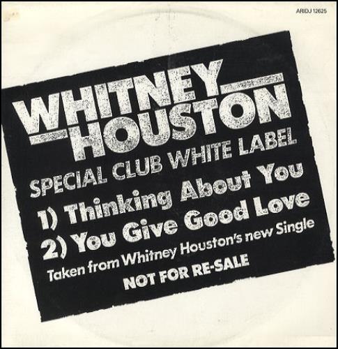 Whitney Houston Thinking About You 12" vinyl single (12 inch record / Maxi-single) UK HOU12TH16122