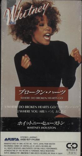 Whitney Houston Where Do Broken Hearts Go 3" CD single (CD3) Japanese HOUC3WH28587