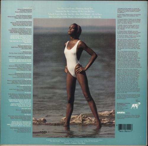 Whitney Houston Whitney Houston vinyl LP album (LP record) US HOULPWH836716