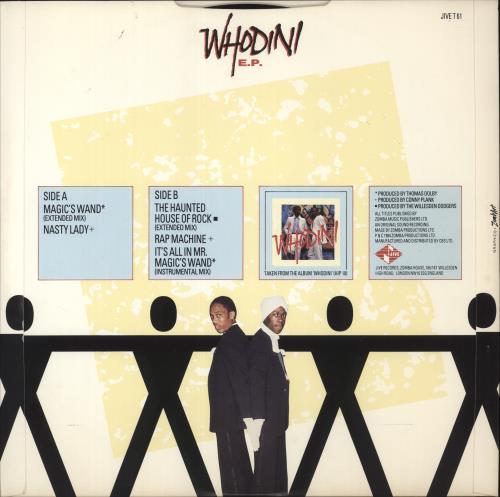 Whodini The Whodini Electro 5 Track E.P. 12" vinyl single (12 inch record / Maxi-single) UK WK712TH676628