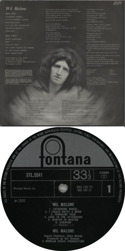 Wil Malone Wil Malone - 1st vinyl LP album (LP record) UK WQOLPWI605340