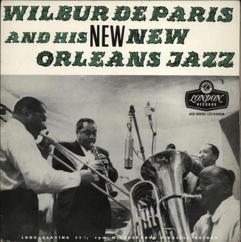 Wilbur De Paris Wilbur De Paris And His 'New' New Orleans Jazz vinyl LP album (LP record) UK WDPLPWI446226