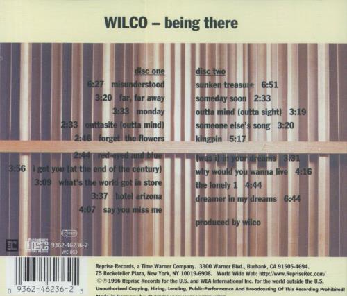 Wilco Being There 2 CD album set (Double CD) UK WLC2CBE465828