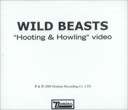 Wild Beasts Hooting & Howling CD-R acetate US WJUCRHO520976