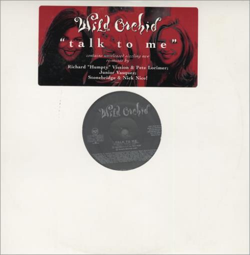 Wild Orchid Talk To Me 12" vinyl single (12 inch record / Maxi-single) US WO112TA429763