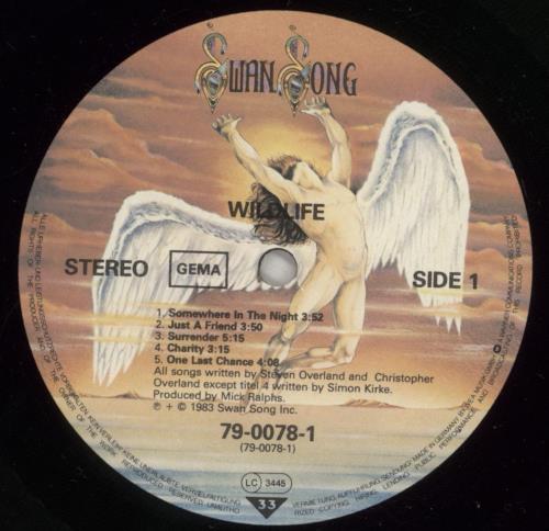 Wildlife Wildlife 12" vinyl single (12 inch record / Maxi-single) German WJM12WI701642