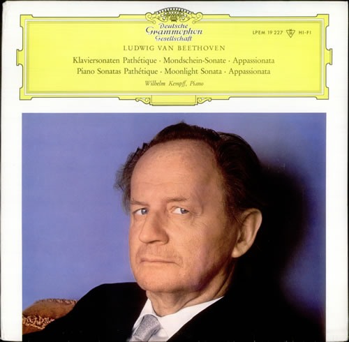 Wilhelm Kempff Beethoven: Klaviersonaten Pathetique, Mondshein-sonate vinyl LP album (LP record) German W2LLPBE535063
