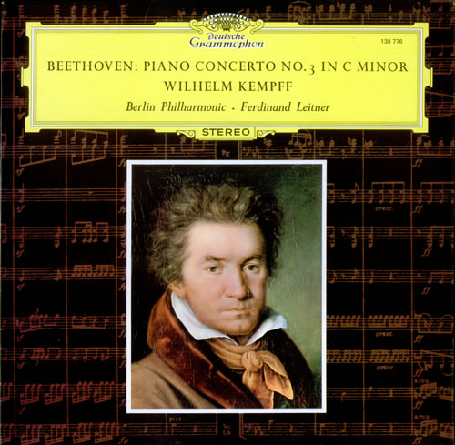 Wilhelm Kempff Beethoven: Piano Concerto No. 3 in C minor vinyl LP album (LP record) UK W2LLPBE526796