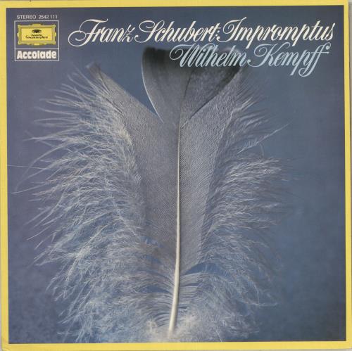 Wilhelm Kempff Franz Schubert Impromptus vinyl LP album (LP record) UK W2LLPFR711416